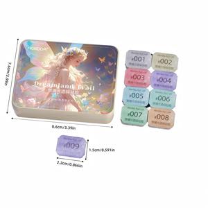 Nuovo Gel UV Solido Scintillante Effetto Diamante Frantumato con Rete a Nove Scomparti per Unghie Fai da Te e Salone - Product Image 6