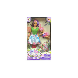 Fairy Doll Set with <b>Magic</b> Wand 29cm Fashion Doll for Girls Ages 5 7 Years Plastic Toy with Wings and Dress - Product Image 6