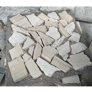 Azulejo de mosaico de travertino caído Natural Beige blanco Irregular piedra de pavimentación loca para interior exterior para pared de piso de piscina de Hotel - Product Image 6