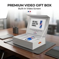Boîte de présentation immobilière personnalisée avec écran LCD - Boîte de brochure vidéo haut de gamme pour les développeurs immobiliers