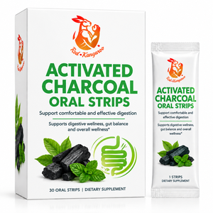 Bandes buccales au charbon actif à marque privée OEM 260 mg saveur menthe – Soutien au bien-être digestif, équilibre intestinal, supplément détox - Product Image 1