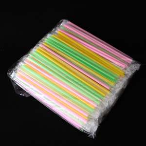 Fitur stok sekali pakai sedotan minum teleskopik bahan aman makanan PP plastik dan sedotan ramping lurus - Product Image 4