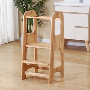 Meubles en bois, tour d'apprentissage pour la cuisine, marchepied pour enfants, tabouret pour tout-petits - Product Image 3
