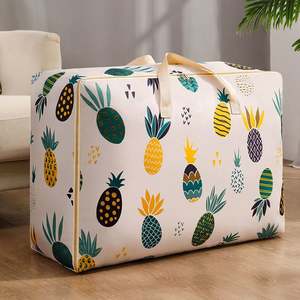 Bolsa de Almacenamiento de Acolchado Laminado de PP Tejido con Cremallera Grande, Impresión a Todo Color, Reciclada, de Alta Calidad, al por Mayor, para Viajes y Equipaje - Product Image 2