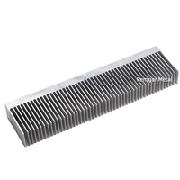 Profil de radiateur en aluminium extrudé, usine personnalisée, fraisage cnc, connecteur de voiture, amplificateur de puissance 1000w, dissipateur thermique
