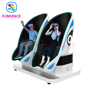Funspace Make Money Fast Cion Operated Arcade Game Machine Vr Simulator 9D VR 2 <strong>Seats</strong> <strong>Shooting</strong> Game Cinema Simulator for Mall - Product Image 4