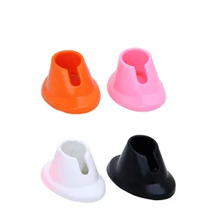 4 Color Nail Polish Silicone Holder Manicure Polish bottle Slanted