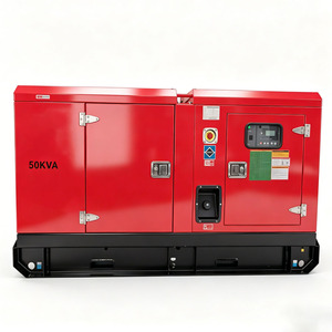 Groupe électrogène diesel silencieux 50 kVA avec ATS, directement de l'usine chinoise, pour congélateurs et éclairage de supermarchés - Product Image 1