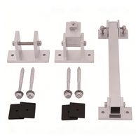 Supports de panneaux solaires pour toits plats UISOLAR, en aluminium anodisé, angle réglable de 15 à 30 degrés, système de montage de support solaire inclinable