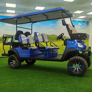 Carrito de Golf Todoterreno de 6 Plazas de Gran Potencia, Vehículo Eléctrico de Larga Duración para Club de Golf, Buggy Eléctrico para Aeropuerto y Hotel - Product Image 1