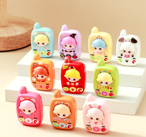 Figurines <span class=keywords><strong>de</strong></span> téléphone portable en résine 3D miniatures, réalistes, peintes à la main, fée, amour, dessin animé, kawaii, accessoires, jouets, sacs aveugles, créatifs - Product Image 5