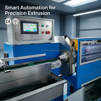 Machine d'extrusion de caoutchouc silicone de qualité médicale, ligne d'extrusion de tubes à haute efficacité, équipement de production de bandes LED