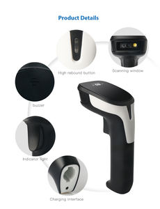 원격 스캔 및 무선 전송을 위한 휴대용 무선 2.4G 1D 2D 바코드 스캐너 - Product Image 5