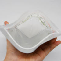 Sachet Doypack Personnalisé en Plastique Transparent de Qualité Alimentaire avec Fermeture Zip Refermable et Feuille d'Aluminium pour l'Emballage de Légumes, Salades, Sucre et Kimchi