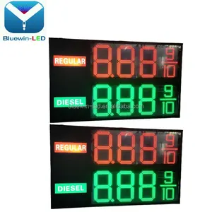 سعر محطة الغاز لافتات البنزين