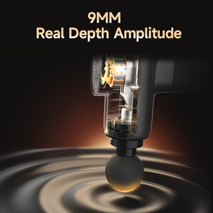 Beoka 핫 마사지 건 전문 신체 휴대용 깊은 조직 전기 마사지 건 열 브러시리스 모터 근육 이완 - Product Image 3