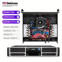 Amplificateur de puissance professionnel Bekboes XM2-450, circuit classe H, 450 Watts, avec écran