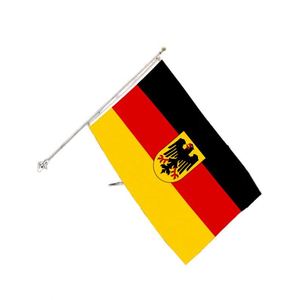 Banderas de Poliéster de 3x5 pies con el Escudo de Alemania, Personalizables para Todas las Naciones, Entrega Rápida de un Proveedor Confiable, Venta al Por Mayor - Product Image 1