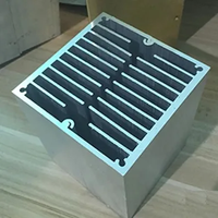 Radiateur de radiateur rond en aluminium carré pour le refroidissement, refroidisseur électronique, dissipation de la chaleur du jeu de puces personnaliser