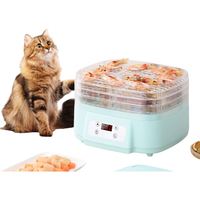 DAWNTECH Huishoudelijke Kleine 6-Lades 304 RVS Gemotoriseerde Temperatuurregeling 200W Fruit- en Groente Droogmachine