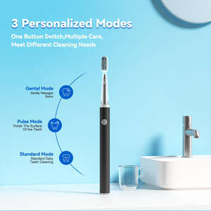 Brosse à dents électrique sonique intelligente pour la maison, USB, adulte, quatre vitesses, poils doux, IPX7, nettoyage buccal, vente en gros - Product Image 5