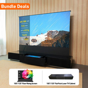 Pantalla ALR Eléctrica Motorizada de <span class=keywords><strong>100</strong></span>-120 <span class=keywords><strong>Pulgadas</strong></span> 16:9 S PRO, para Proyector Láser 4K 8K UHD UST, Portátil, PET - Product Image 1