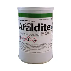 Araldite 2015 2kg açık sarı yavaş kurutma AB yapıştırıcı metal plastik yapısal epoksi yapıştırıcı