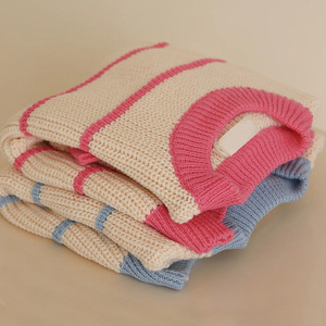 Maglione all'ingrosso del bambino del prodotto del bambino del <span class=keywords><strong>cotone</strong></span> biologico della <span class=keywords><strong>maglia</strong></span> del neonato del neonato della nuova <span class=keywords><strong>maglia</strong></span> del bambino dei bambini dei ragazzi delle ragazze Pullover dei maglioni del bambino - Product Image 1