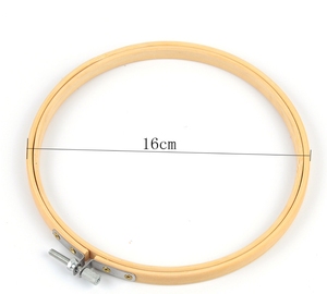 Cerceau de broderie cadres de cerceaux de couleur <span class=keywords><strong>en</strong></span> <span class=keywords><strong>bois</strong></span> <span class=keywords><strong>cercle</strong></span> de bambou, anneau de cerceau de point de croix - Product Image 3