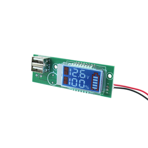DC vôn kế 12V 24V chì-axit kỹ thuật số vôn kế LCD Bảng điều chỉnh công suất chỉ số Tester Vôn kế - Product Image 2