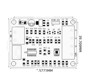 มีสินค้าในสต็อก 7V-12V รุ่นปรับปรุง บอร์ดควบคุมมอเตอร์ไร้แปรงถ่าน DC โมดูลควบคุมความเร็วมอเตอร์ฮาร์ดดิสก์แบบออปติคอล - Product Image 4