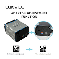 LONVILL Software de seguimiento Escáner fijo Inventario industrial de alta velocidad Escáner de transportador con cable automático Escáneres de código de barras 2D automáticos