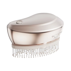 最新電動ヘアケアブラシ：頭皮マッサージ、振動、微粒子ヘアオイルミスト機能付き - Product Image 1