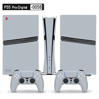 Nouveau Revêtement Adhésif Numérique PS5 Pro Protecteur Vinyle pour Console et Manette Playstation 5 Pro