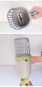 Pala para arena de gatos, recogedor de excrementos para mascotas, para caja de arena de gatos, arena sanitaria para cachorros y gatitos, con bolsas para excrementos de mascotas - Product Image 5