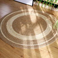 Tapis pour chat en herbe de nénuphar naturelle, tressé à la main, lit rafraîchissant pour animaux, respirant, résistant aux griffures, coussin pour chien, mobilier écologique pour animaux