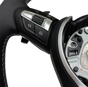 Volante Deportivo de Cuero Directo de Fábrica, 3 Radios, 40MM, para <span class=keywords><strong>BMW</strong></span> E90 E91 E92 E93 E70 E71 E72 E53 E89 E84 E81 E87 E82 E88 - Product Image 2