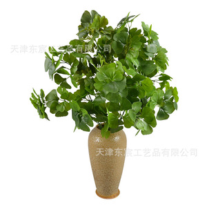 Feuille de Ginkgo artificielle, branche unique, 82 cm de haut, fleurs en papier, décoration intérieure, plante verte, pour mariage et usage intérieur - Product Image 5