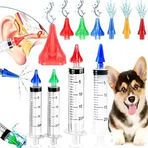 Factory Wholesale Ear Wax Wash Cleaner Syringe Tip Ear Irrigation Syringe Ear Wax Remover Removal Kit Tool