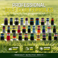 Adaptateur de manchon de fût de golf conique 0.370 pour accessoires de golf, prix de gros, pour fers et clubs hybrides de golf