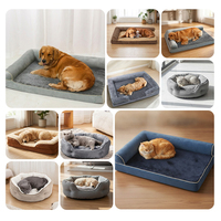 Maßgefertigtes Umweltfreundliches Minimalistisches Lustiges Rechteckiges Hundebett Katzenkissen Modernes Anti-Stress Abnehmbares Boxbett