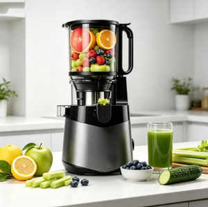 Extractor de Jugos de Presión en Frío de Masticación Lenta, <span class=keywords><strong>Licuadora</strong></span> con Boca de Alimentación Grande y Motor Silencioso, <span class=keywords><strong>Licuadora</strong></span> de Frutas y Verduras para el Hogar y la Cocina - Product Image 3