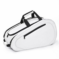 Untuk Tas Raket Badminton/Pickleball/Tenis Multifungsi Terlaris, Kompartemen Sepatu, Kapasitas Besar, Tahan Air, Bahan Komposit