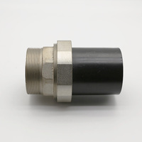 Zhengxin Raccord de tuyau HDPE direct d'usine de haute qualité 75mm Union droite PE filetage mâle adaptateur de fer couplage poli UV