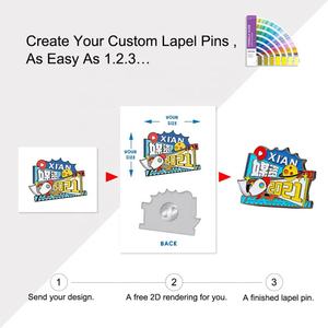 Moda Jersey fabricante personalizado Pin insignia Metal artesanía moneda broche logotipo personalizado esmalte Pin solapa suave esmalte duro pines personalizados - Product Image 3
