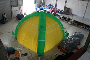Hot Sale Waterproof Durable Inflatable Camping Tent Customized Logo Digital Printing 10-12ft X 12ft Outdoor Advertising Events - Product Image 5