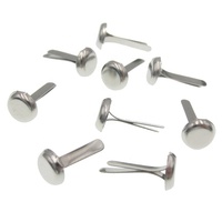 Clips de bureau miniatures en laiton populaires en gros, toutes tailles, tête ronde, attaches métalliques pour classeurs, œillets pour le bureau et l'école