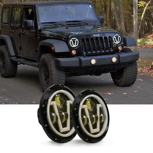 Lampu Depan Mobil LED Dikam OEM ODM Grosir Wrangler Truk Besar Daya Tinggi Tahan Air untuk Lampu Kabut Mobil - Product Image 5