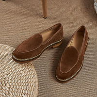 Personnalisation d'usine, personnalisation du logo, OEM, ODM, mocassins respirants multicolores pour hommes, dessus en cuir de vachette, semelle en caoutchouc antidérapante