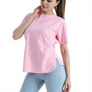 Camiseta de Manga Corta para Mujer Talla Grande Ever Glow, Transpirable, Anti-Pilling, Ecológica, de Secado Rápido, Estilo Casual, Poliéster/Algodón - Product Image 1